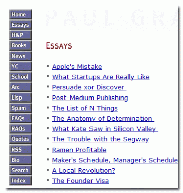 Paul Graham's essays