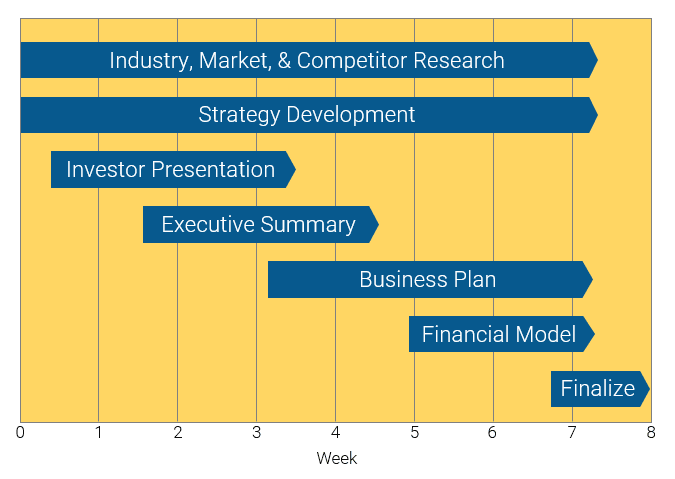 business plan development timeline