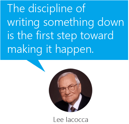 Lee Iacocca on Writing