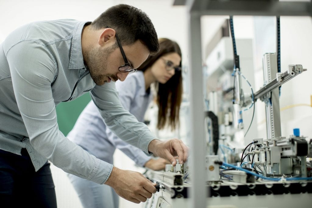 tech startup company developing idea