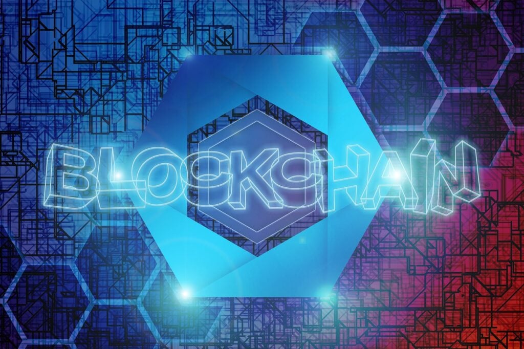 blockchain graphic